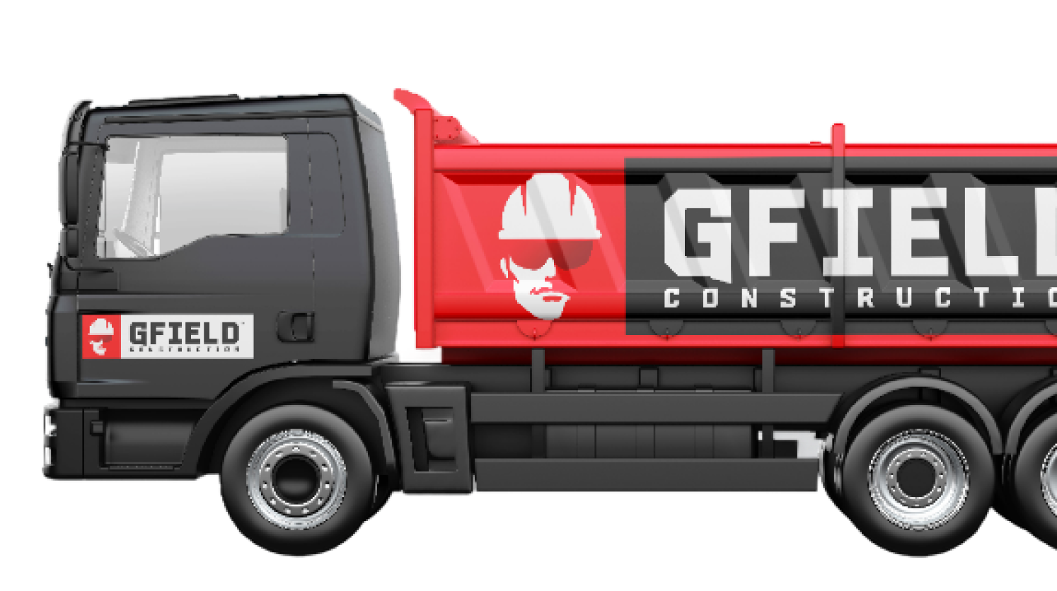 GFIELD branded truck
